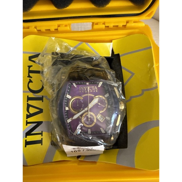 Invicta VORTIZ - Reserve Limited #165 - Purple Label  Swiss Z60 - mens watch - Picture 1 of 9